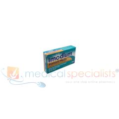 Imodium Instant Melts (Loperamide Hydrochloride) box of 12 orodispersible tablets